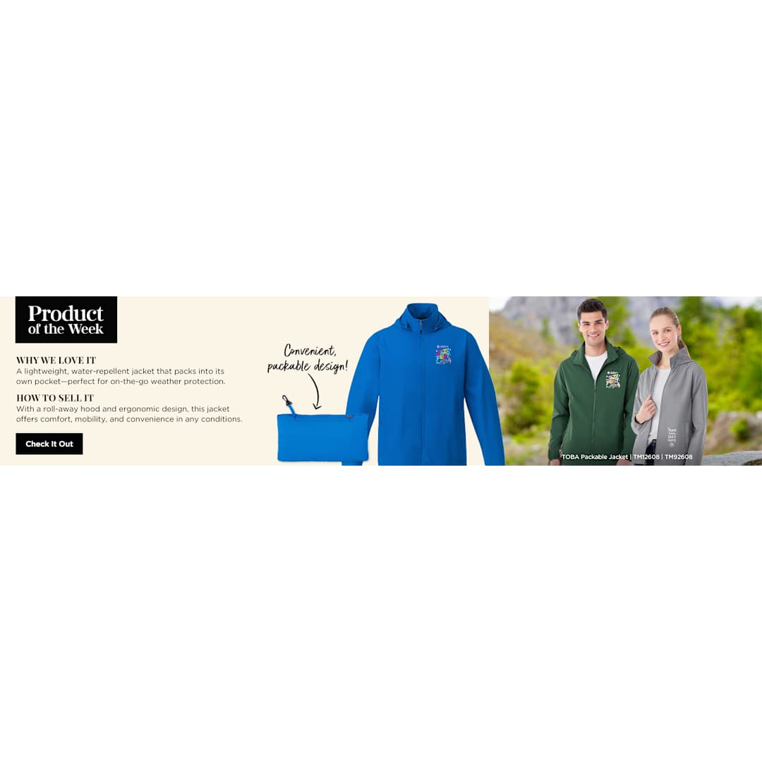 Men's TOBA Packable Jacket